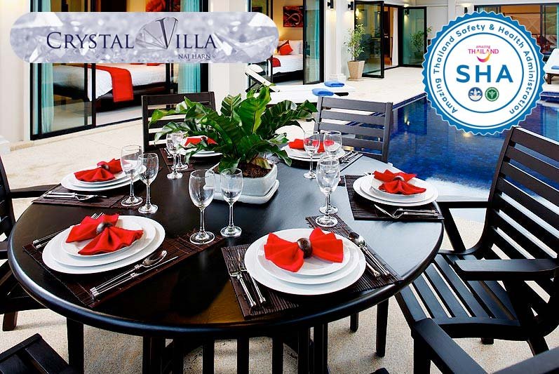 								 								 crystal villa SHA approved luxury accommodation nai harn phuket								 						